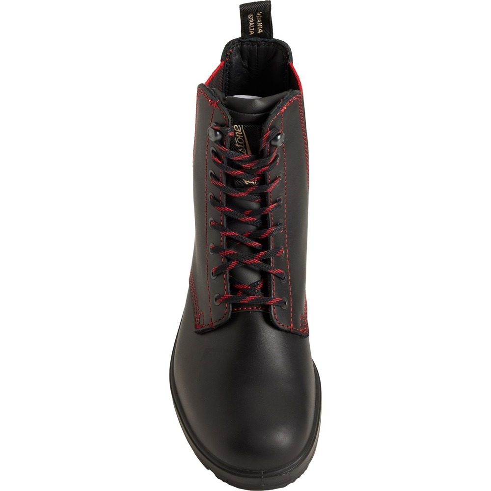 NEW Blundstone 2325 Originals Women Boots Sz 7.5 Lace-Up Leather Women Black Red - Picture 2 of 6